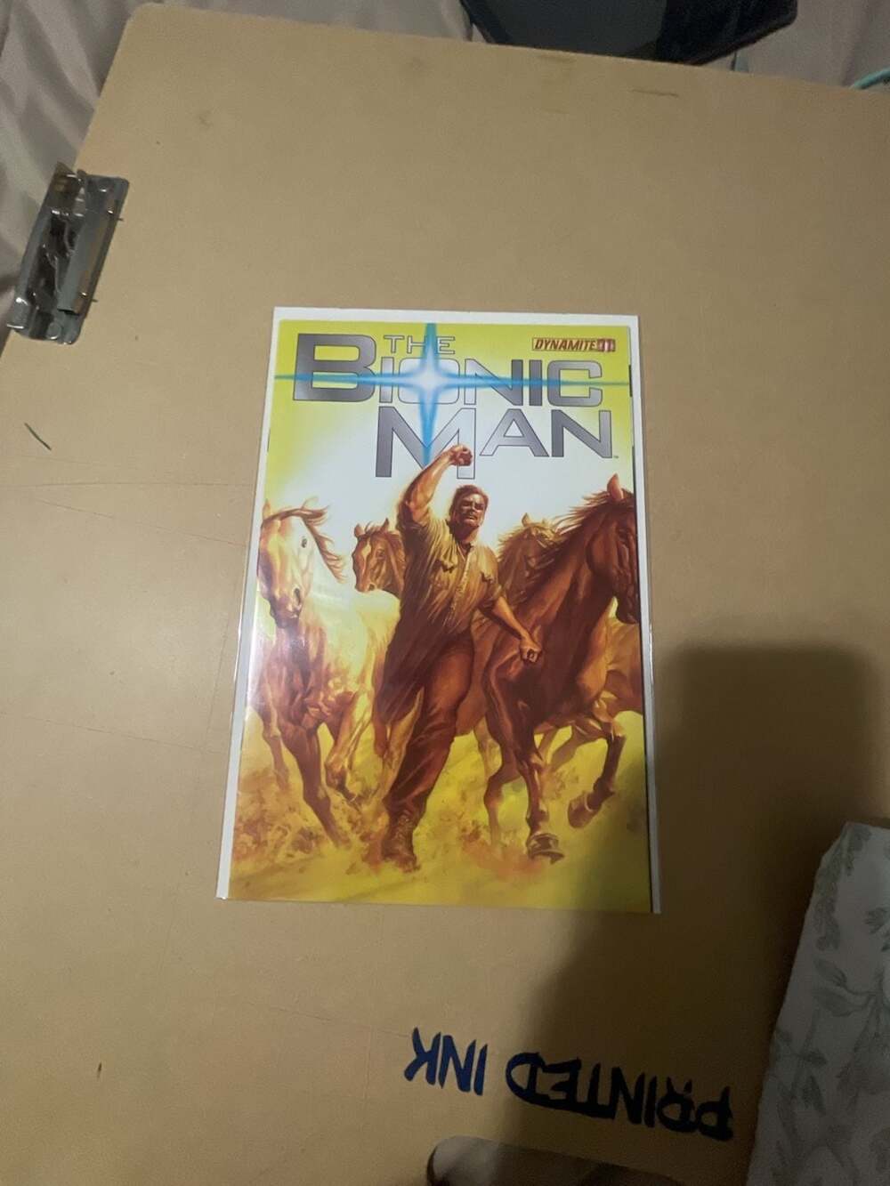 Kevin smith #11 Dynamite The Bionic Man Comic Book